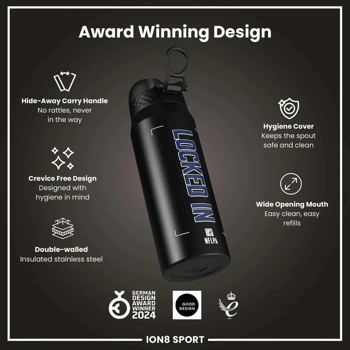 NFL x ION8 - Dak Prescott Insulated Water Bottle - 750ml - Image 7