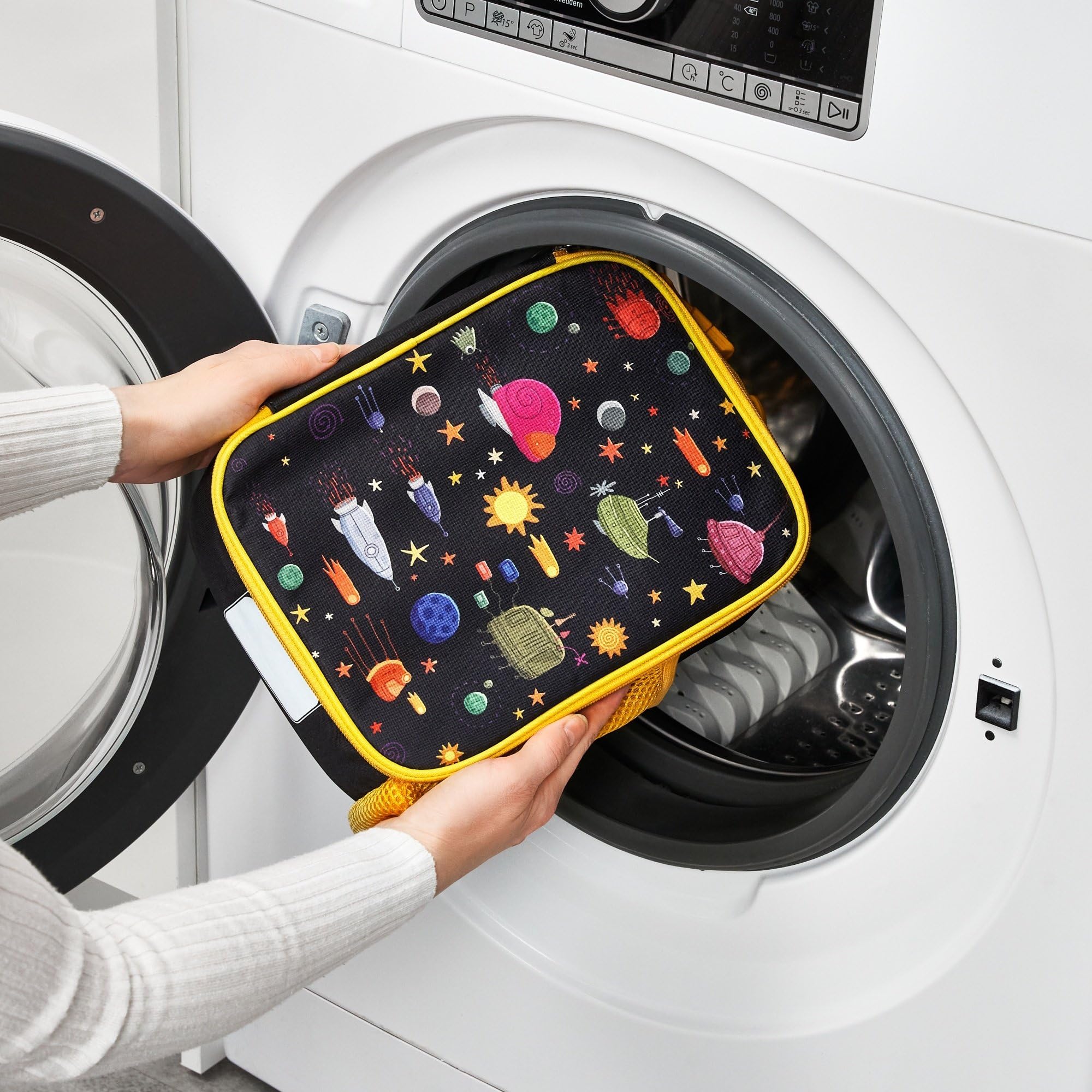 Kids Insulated Lunch Bag- Spaceships - Image 5