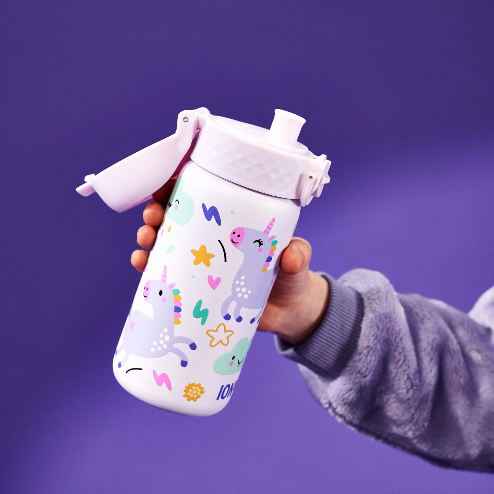 Pod Insulated Stainless Steel 11oz- Unicorns/White Bottle - Image 3