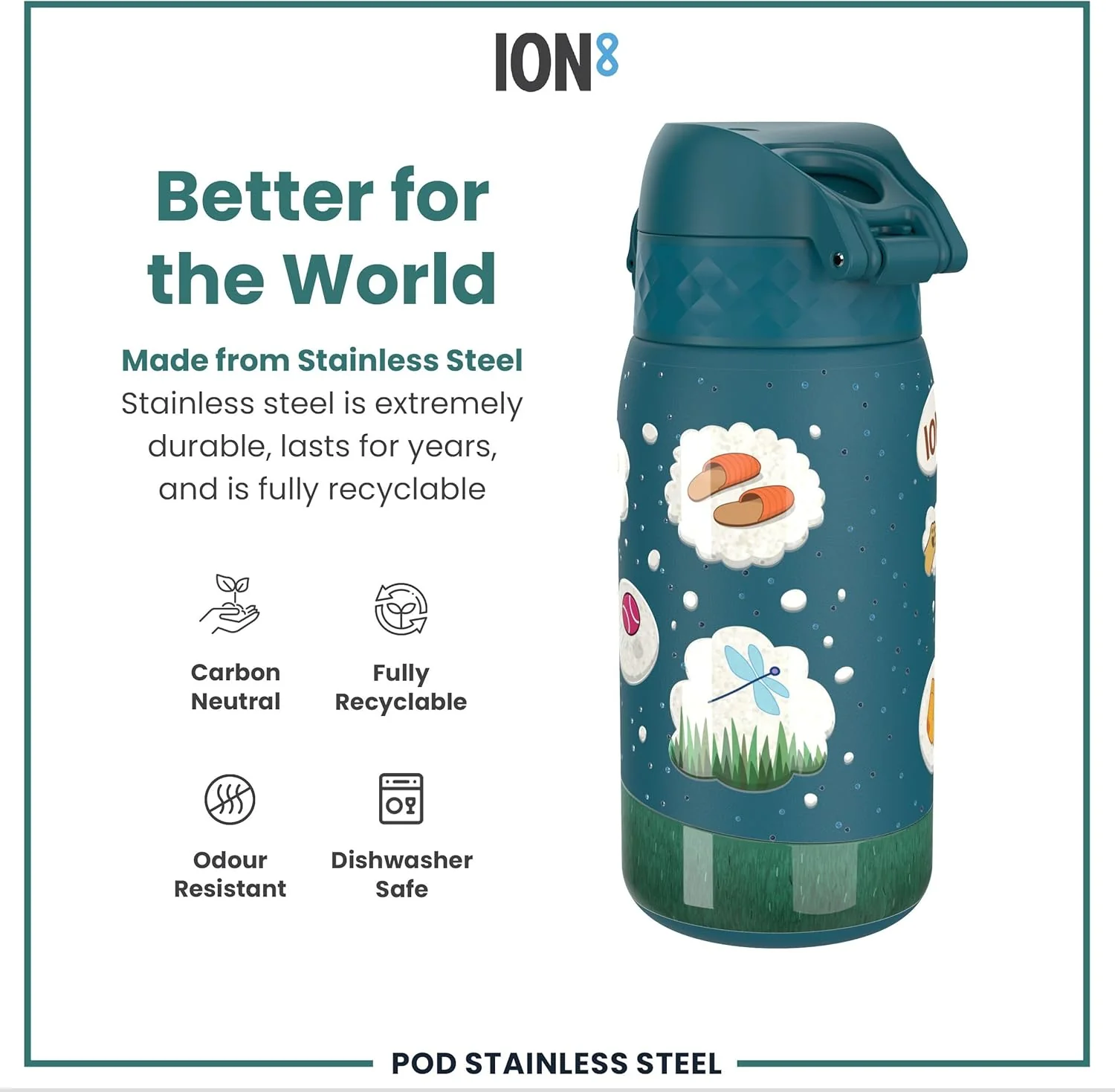 Pod Insulated Stainless Steel 13oz- Dog Dreaming - Image 6