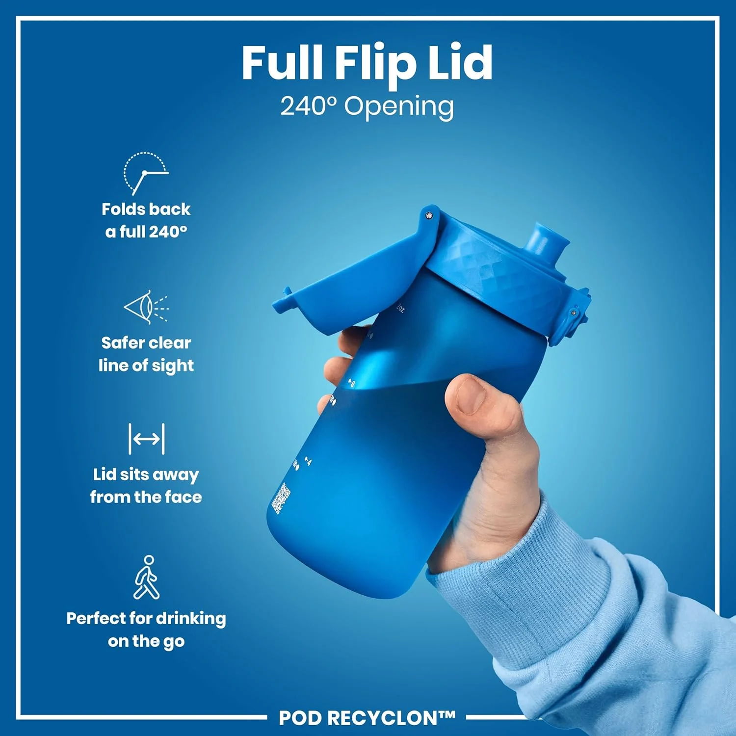 Pod Recyclon 12oz- Aqua Blue - Image 6