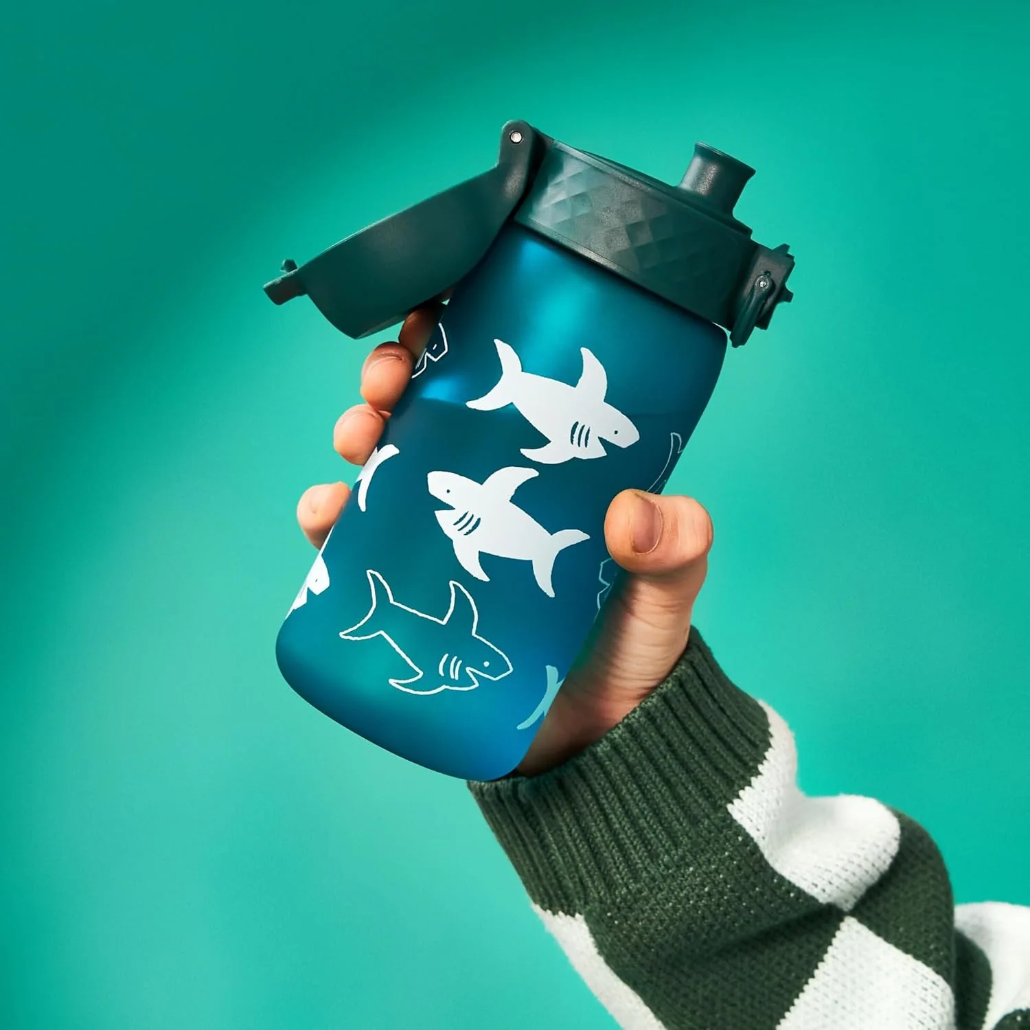 Recyclon Pod 12oz- Aqua Blue Sharks - Image 3