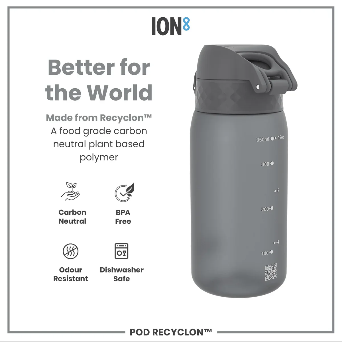 Pod Recyclon 12oz- Grey - Image 5