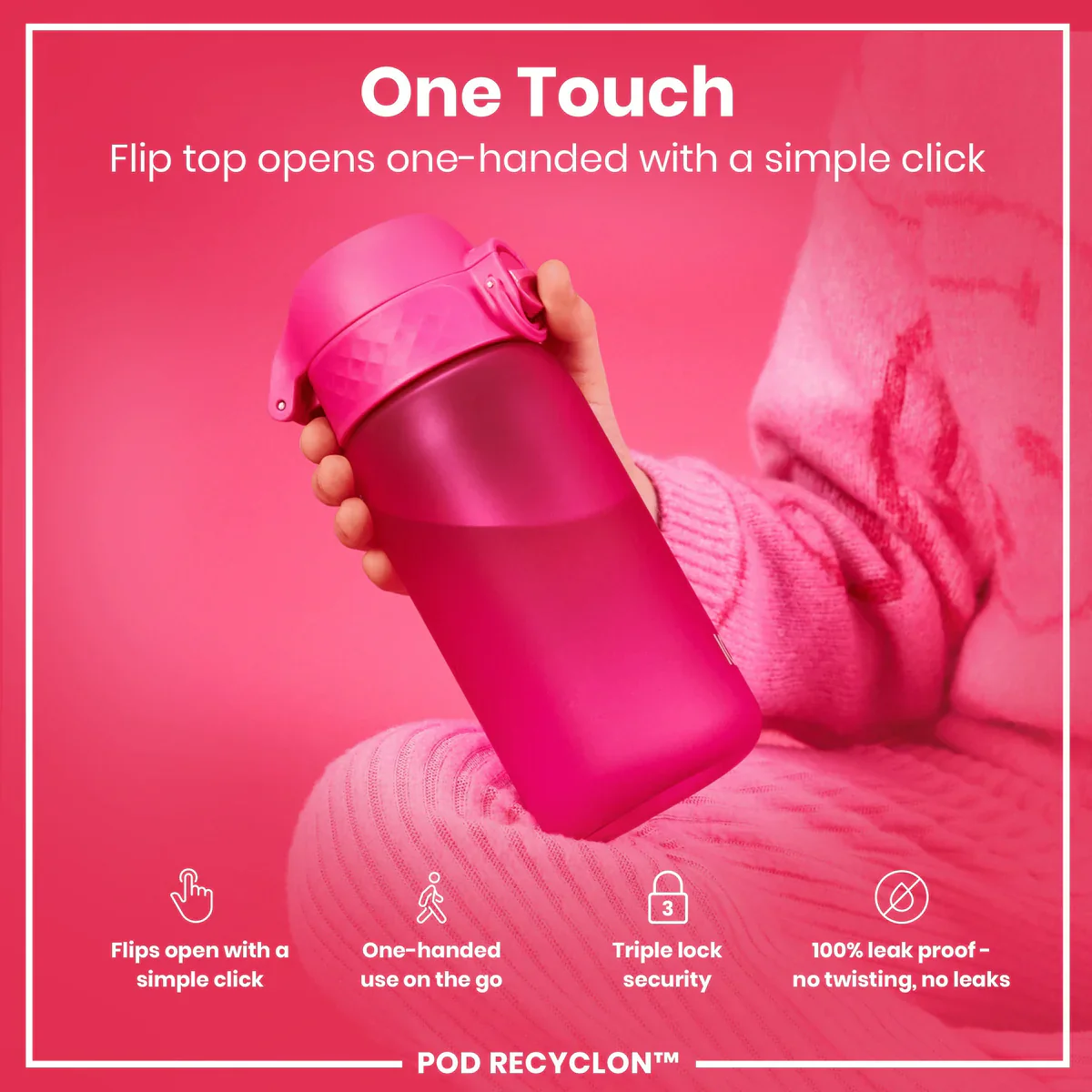 Recyclon Pod 12oz- Hot Pink - Image 3
