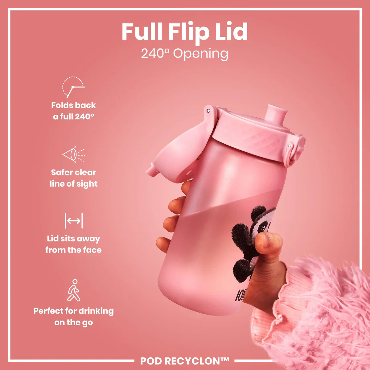 Recyclon Pod 12oz- Pink Panda - Image 4