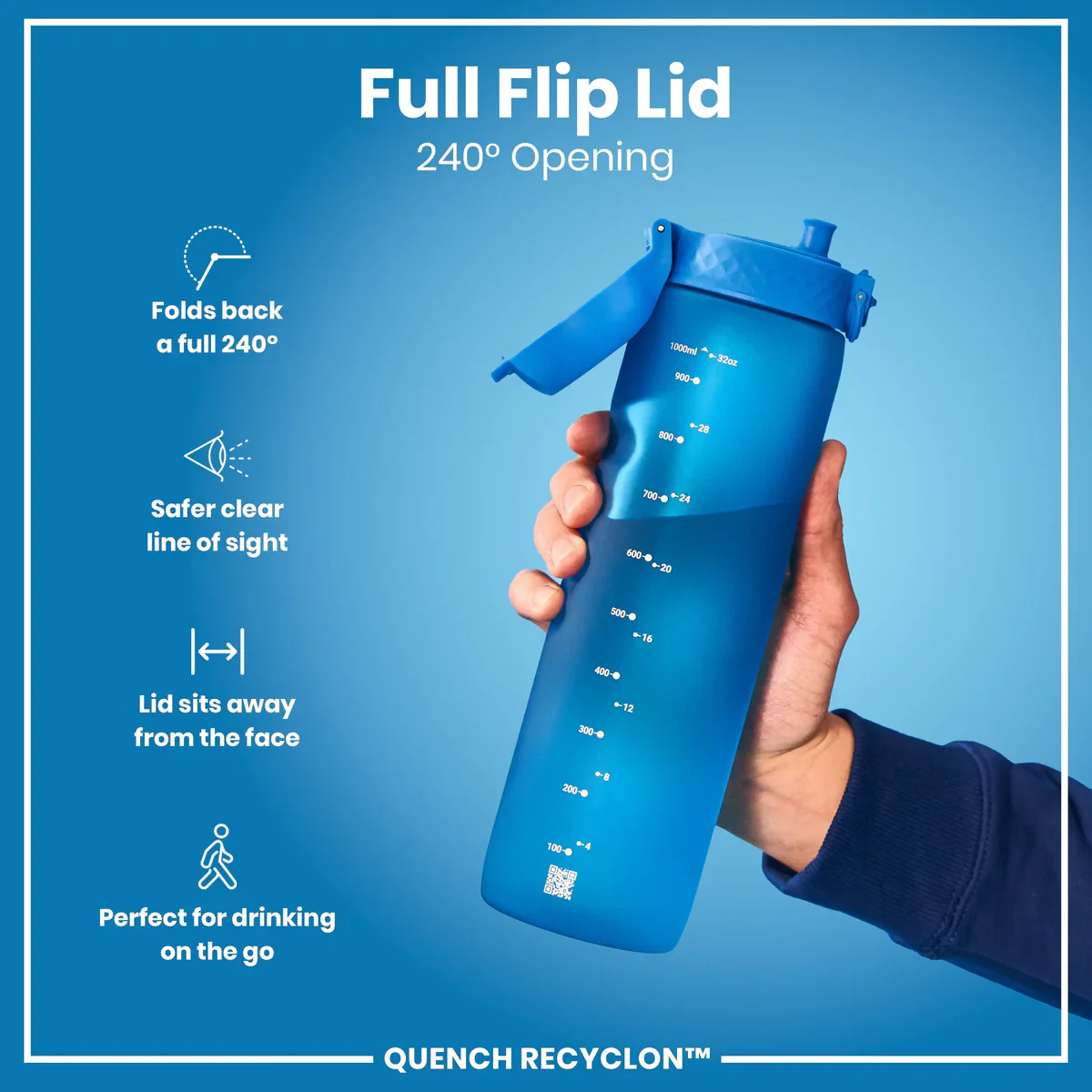 Quench Recyclon 34oz- Blue - Image 4