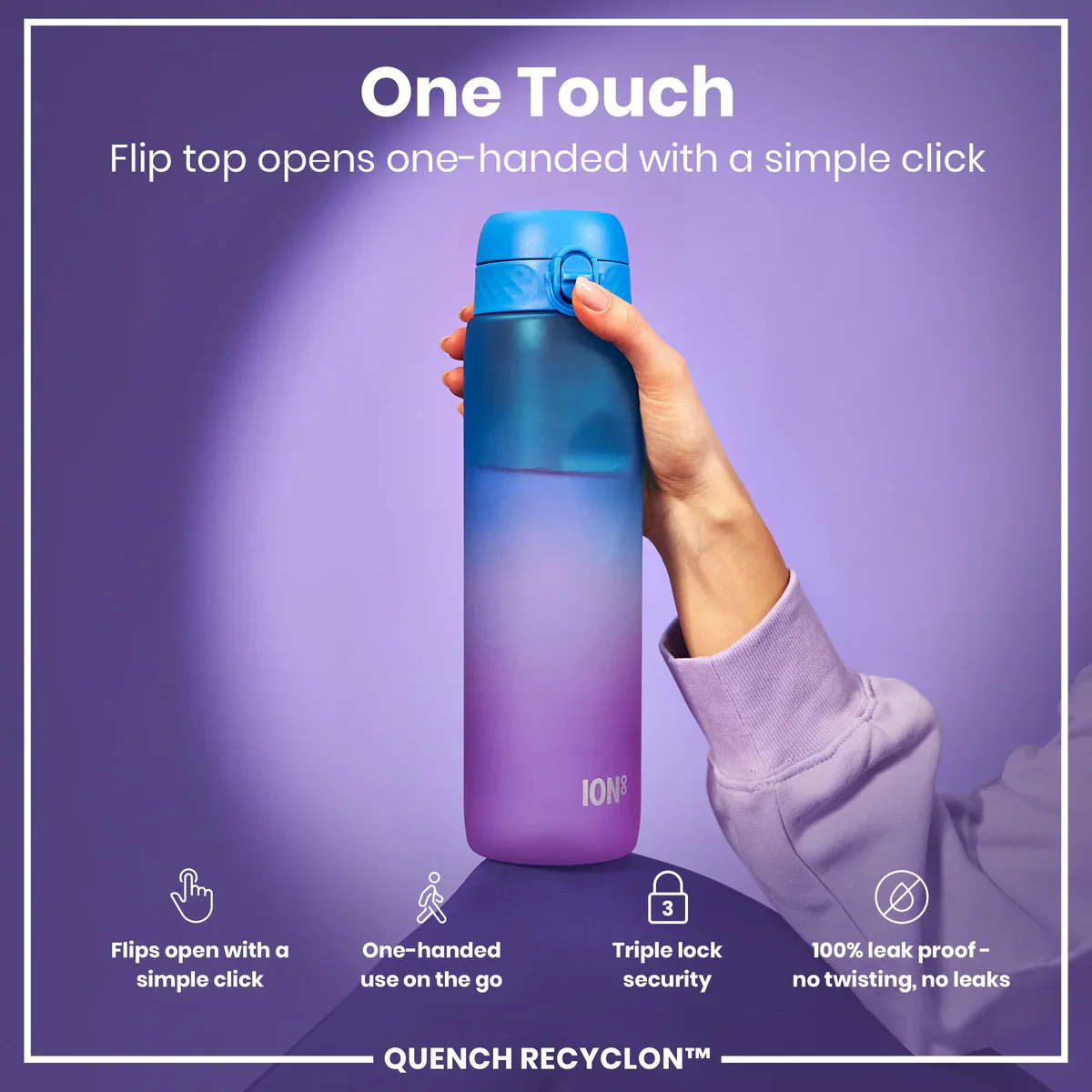 Quench Recyclon 34oz- Pink & Blue - Image 3