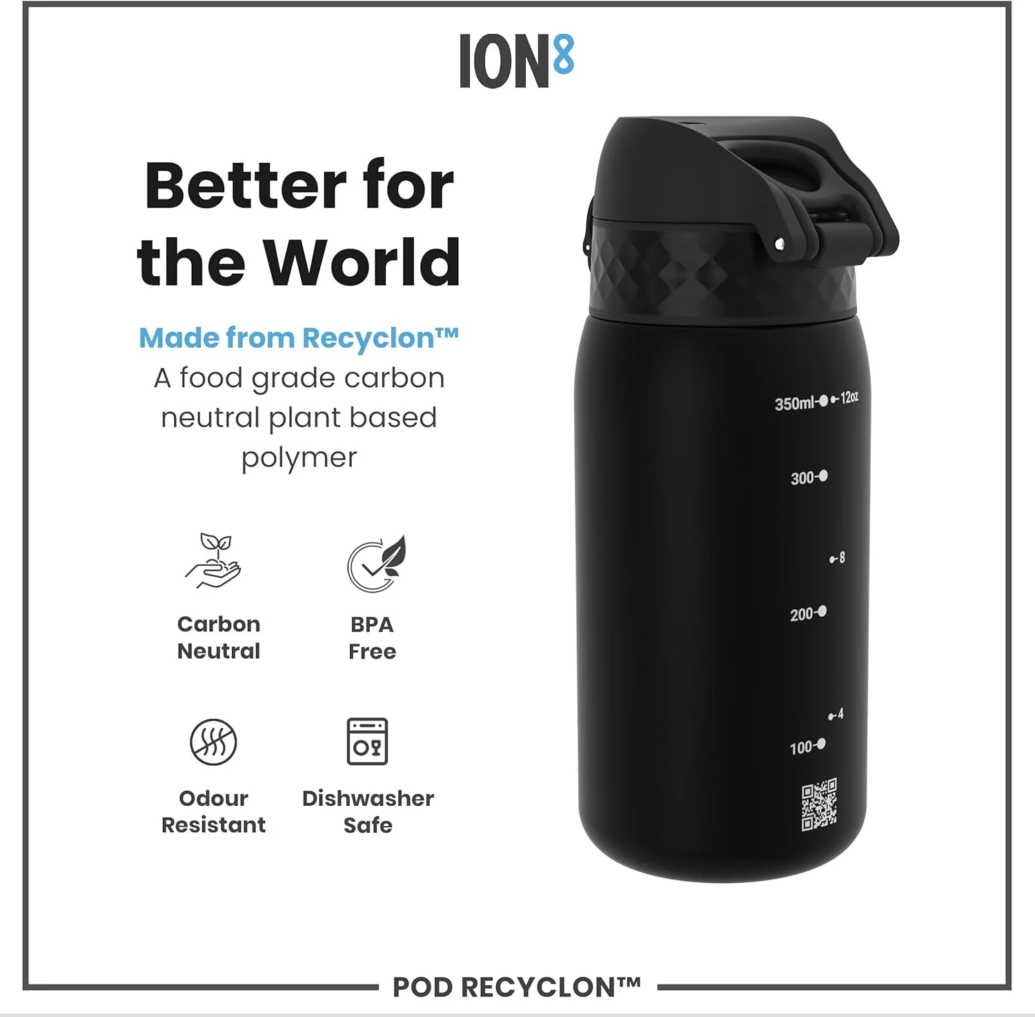 ION8 Recyclon 12oz- Black - Image 7
