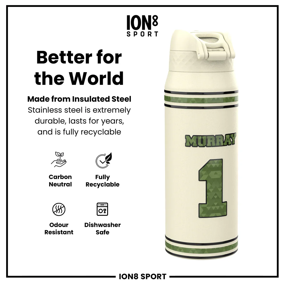 NFL x ION8 - Kyler Murray Insulated Water Bottle - 750ml - Image 5